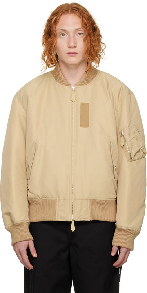 burberry aviator jacket|burberry bomber jacket beige.